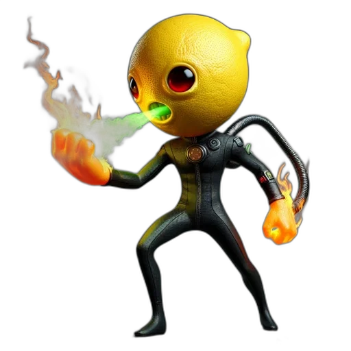 mask, robot, staff, creature transparent PNG cut-out