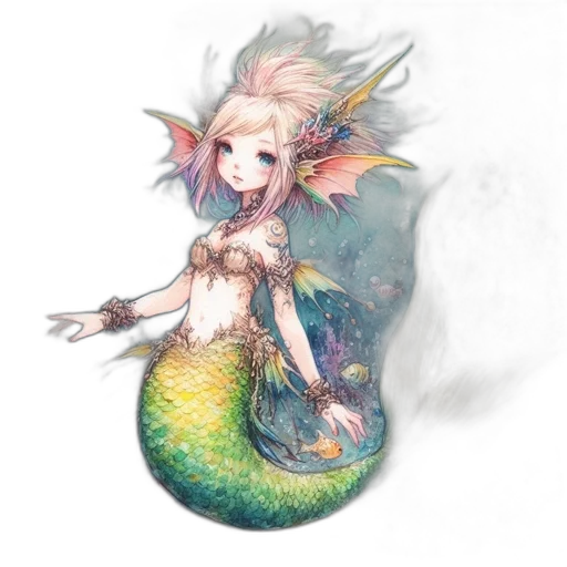dragon, creature, staff, fantasy art transparent PNG cut-out
