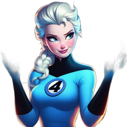 comic book art, concept art, cartoon, fantasy art transparent PNG cut-out