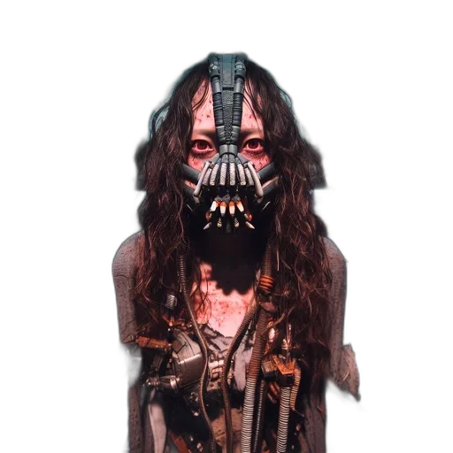 mask, creature, face, robot transparent PNG cut-out
