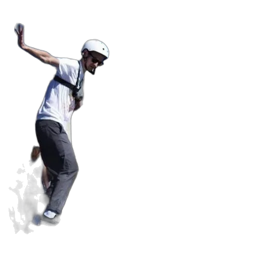 3d render, concept art, skateboarder, wearing transparent PNG cut-out
