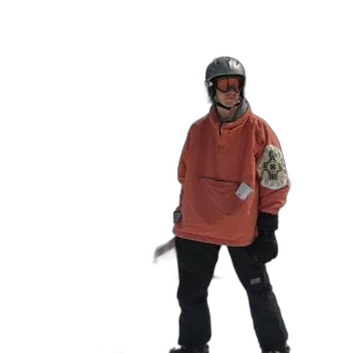 staff, jacket, mask, hat transparent PNG cut-out