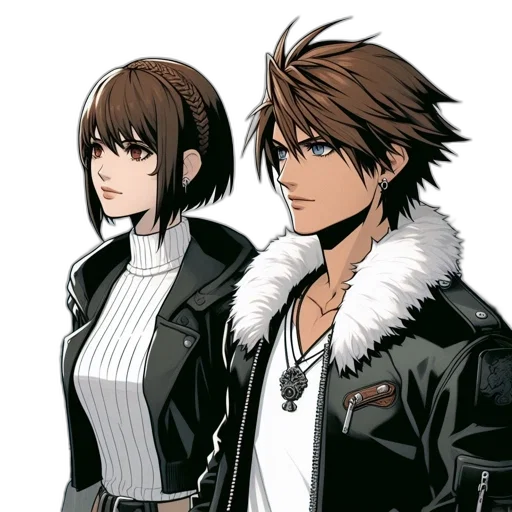 jacket, staff, concept art, comic book art transparent PNG cut-out