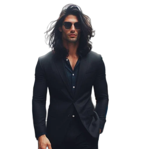 jacket, photorealistic, 3d render, cartoon transparent PNG cut-out