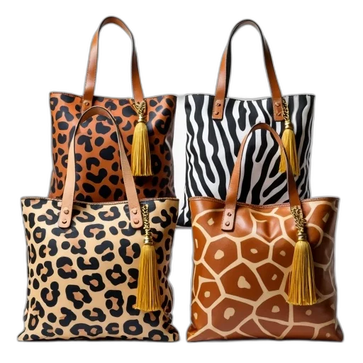 earth tones, collection, four, tote transparent PNG cut-out