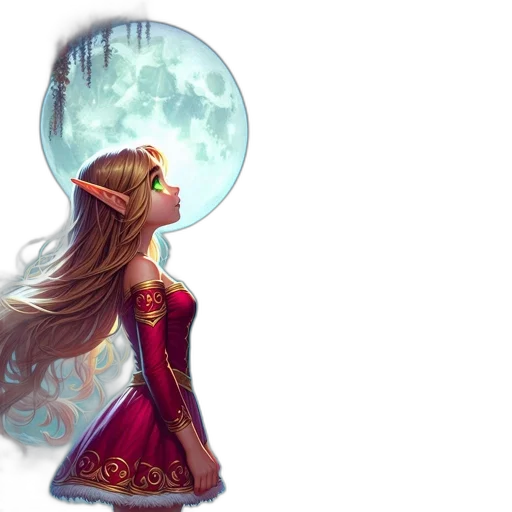 fantasy art, concept art, pixel art, watercolor transparent PNG cut-out