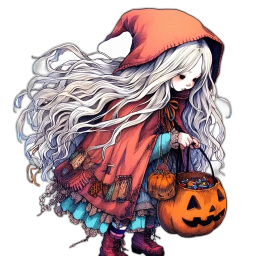 dress, mask, creature, hat transparent PNG cut-out