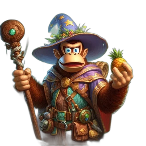 staff, hat, weapon, crown transparent PNG cut-out