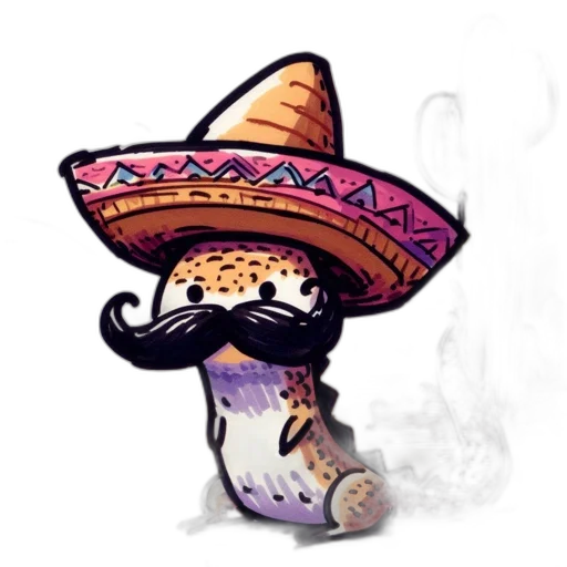 hat, staff, animal, mask transparent PNG cut-out