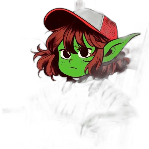 hat, staff, face, dragon transparent PNG cut-out