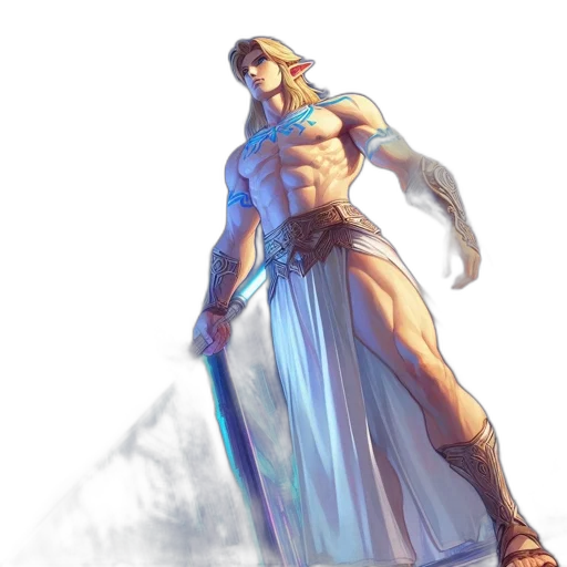 sword, staff, weapon, dress transparent PNG cut-out