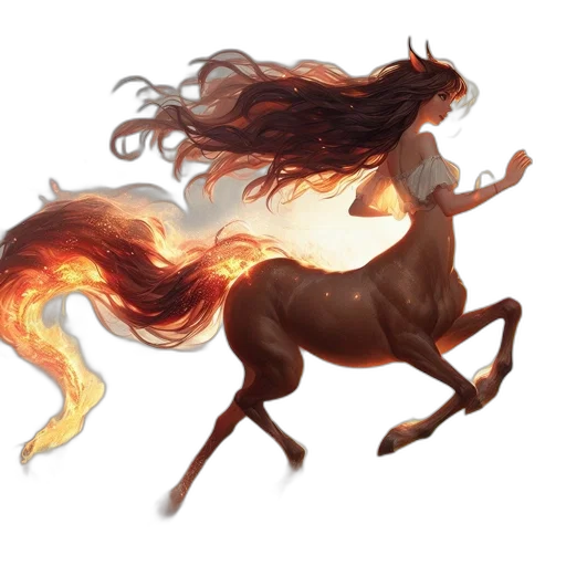 dragon, hair, animal, creature transparent PNG cut-out