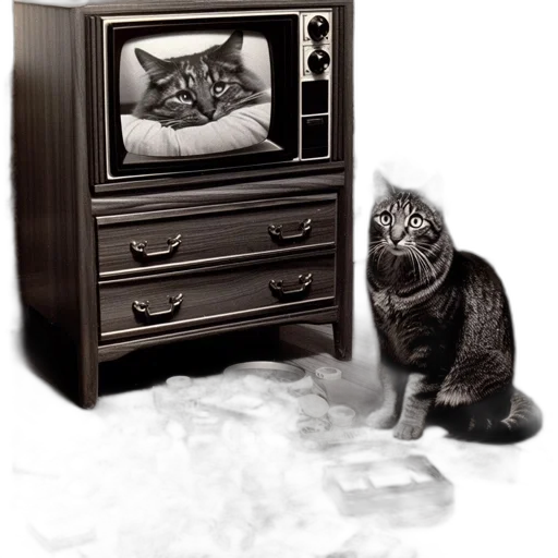 furniture, animal, photorealistic, fire transparent PNG cut-out