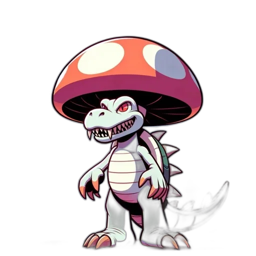 hat, creature, staff, dragon transparent PNG cut-out