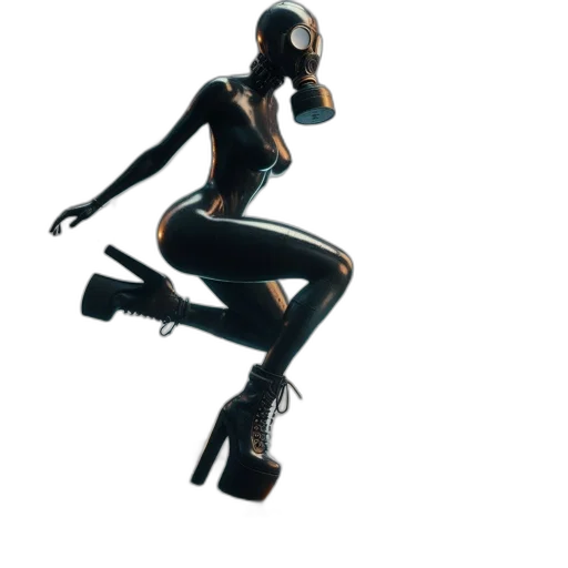 robot, shoes, mask, dress transparent PNG cut-out