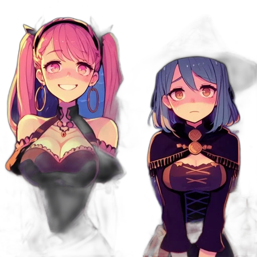 dress, mask, crown, pixel art transparent PNG cut-out
