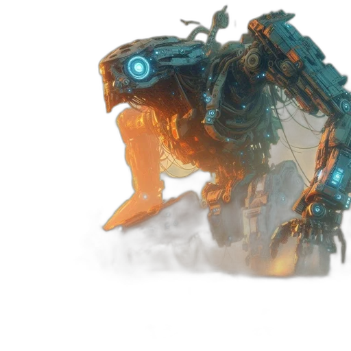 robot, creature, weapon, dragon transparent PNG cut-out