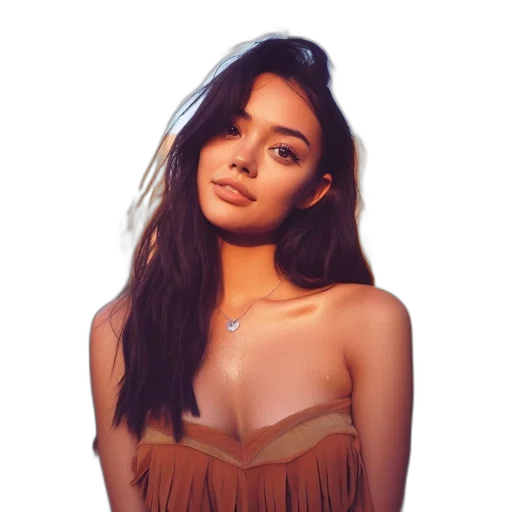 dress, hair, jewelry, jacket transparent PNG cut-out
