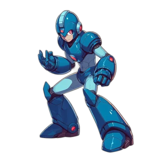robot, concept art, comic book art, watercolor transparent PNG cut-out