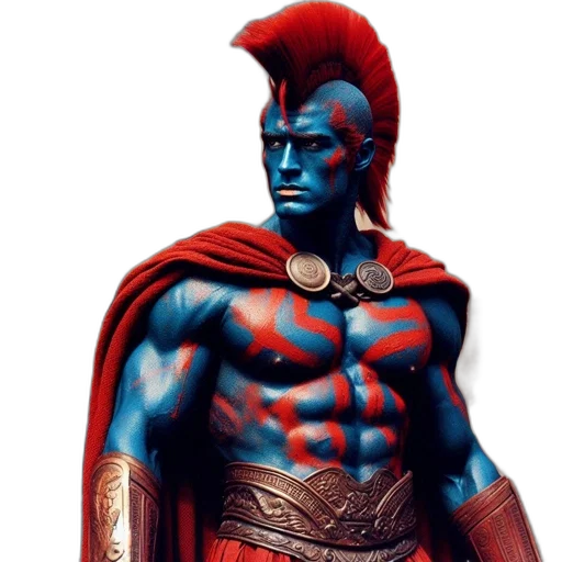 comic book art, concept art, fantasy art, photorealistic transparent PNG cut-out