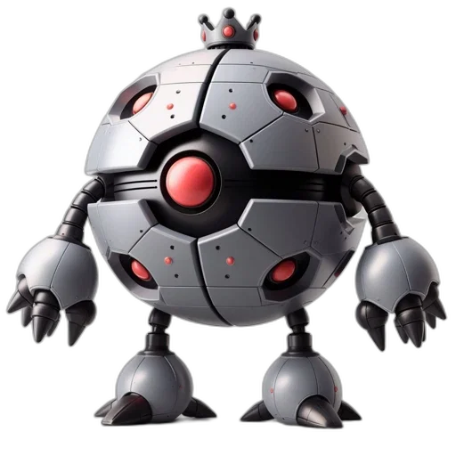 robot, creature, 3d render, concept art transparent PNG cut-out