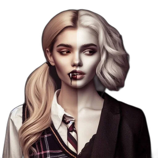 face, hair, mask, fantasy art transparent PNG cut-out