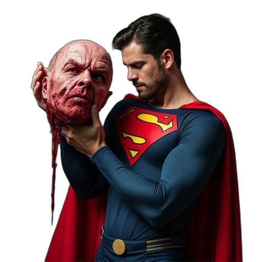mask, face, creature, comic book art transparent PNG cut-out