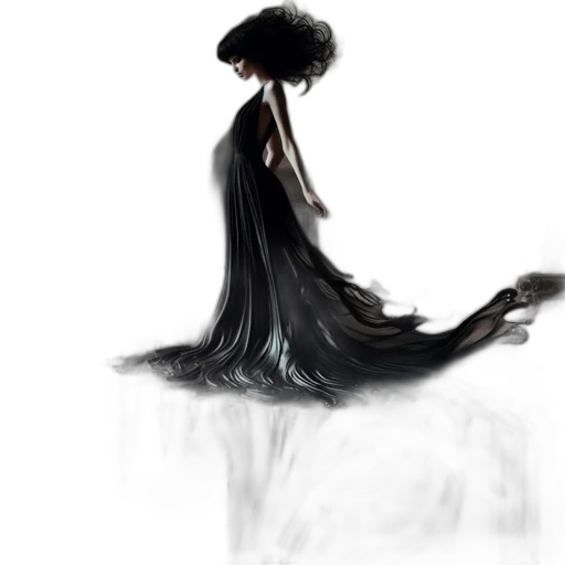dress, hair, crown, umbrella transparent PNG cut-out