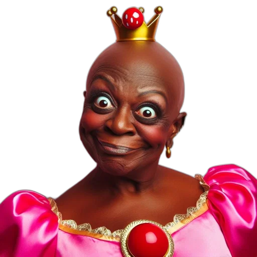 crown, dress, face, person transparent PNG cut-out