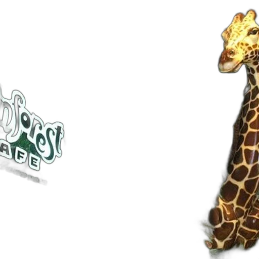 dragon, 3d render, concept art, giraffe transparent PNG cut-out