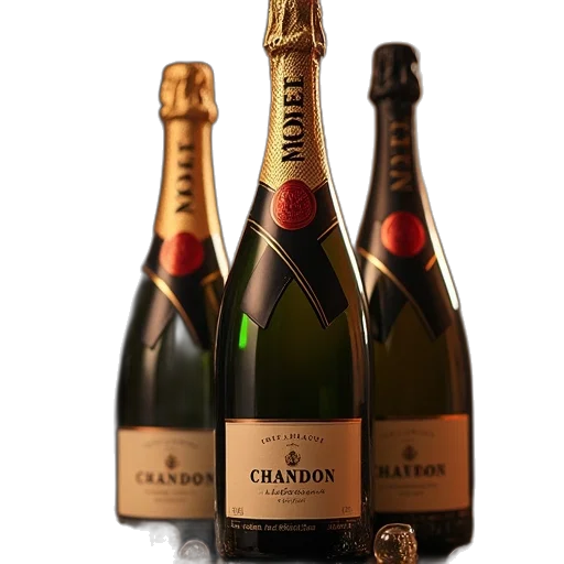 bottle, 3d render, moet, chandon transparent PNG cut-out