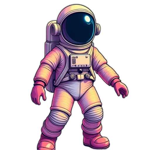 robot, jacket, staff, mask transparent PNG cut-out