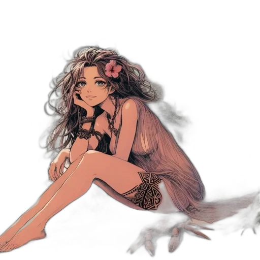 dress, creature, concept art, fantasy art transparent PNG cut-out