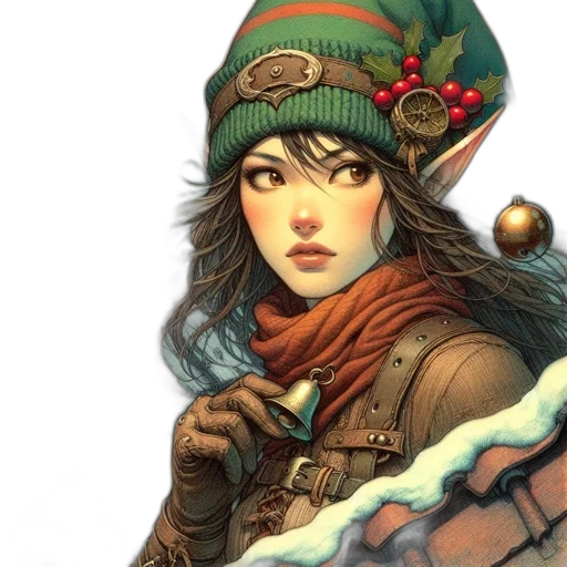 hat, face, fantasy art, concept art transparent PNG cut-out
