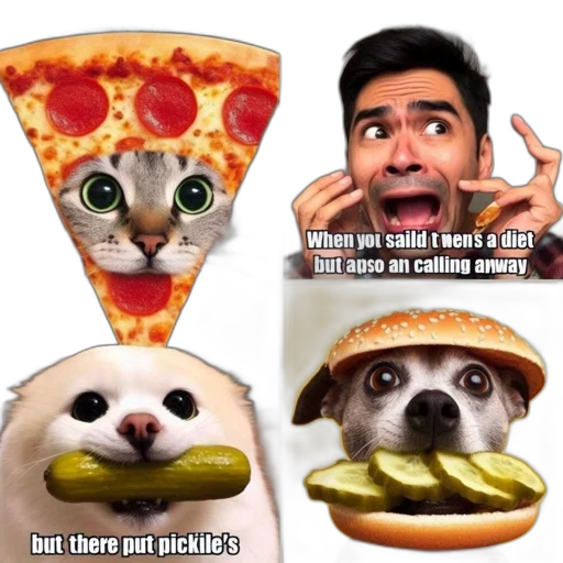 food, animal, hat, creature transparent PNG cut-out