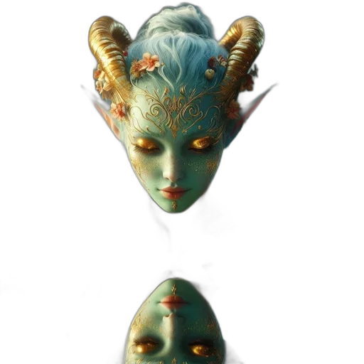 mask, jewelry, crown, face transparent PNG cut-out