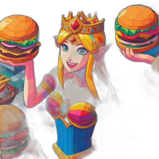 food, crown, concept art, fantasy art transparent PNG cut-out