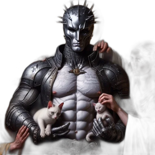 mask, animal, comic book art, fantasy art transparent PNG cut-out