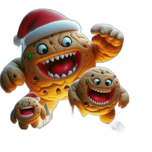 food, creature, concept art, 3d render transparent PNG cut-out
