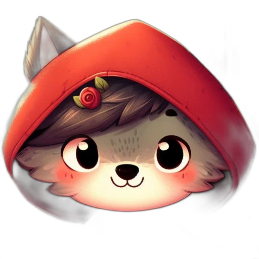 hat, staff, face, animal transparent PNG cut-out