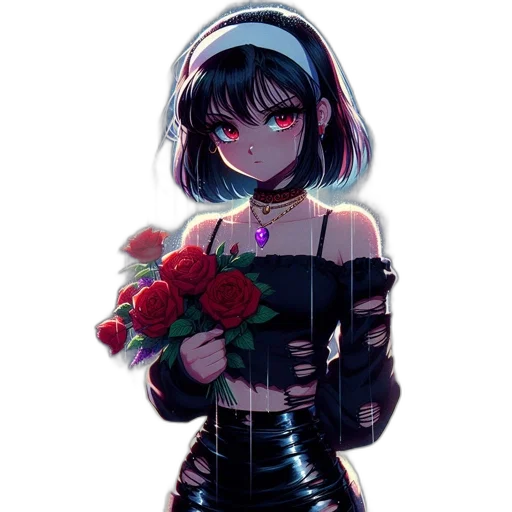 flower, dress, robot, jacket transparent PNG cut-out