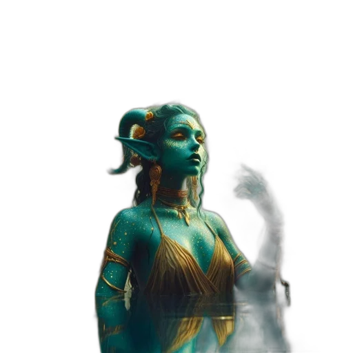 mask, creature, dragon, staff transparent PNG cut-out