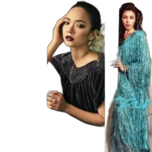dress, jewelry, photorealistic, green transparent PNG cut-out