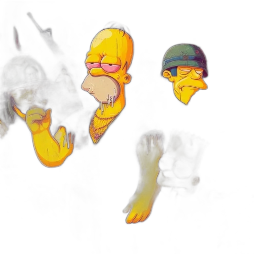 mask, creature, concept art, pixel art transparent PNG cut-out