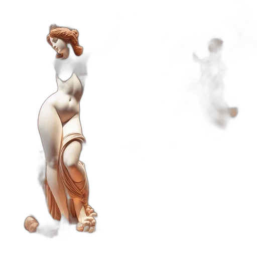 dress, robot, concept art, 3d render transparent PNG cut-out