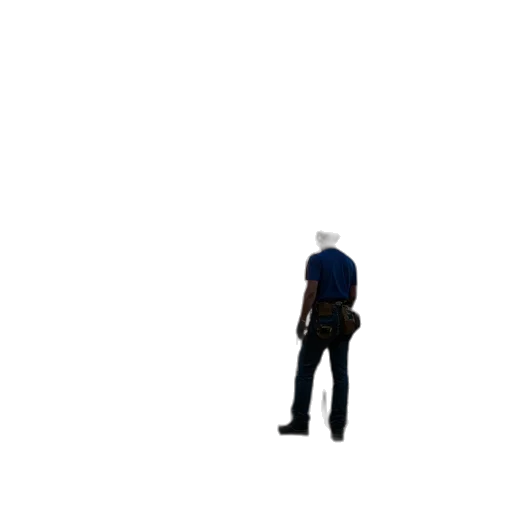 staff, jacket, weapon, robot transparent PNG cut-out