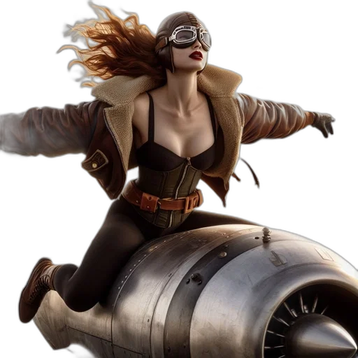 concept art, comic book art, fantasy art, photorealistic transparent PNG cut-out