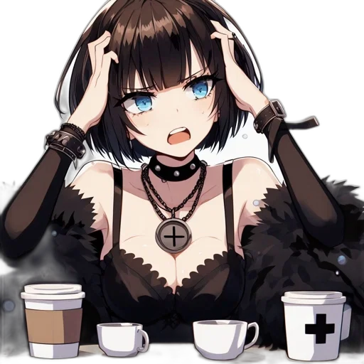 staff, food, anime, pixel art transparent PNG cut-out