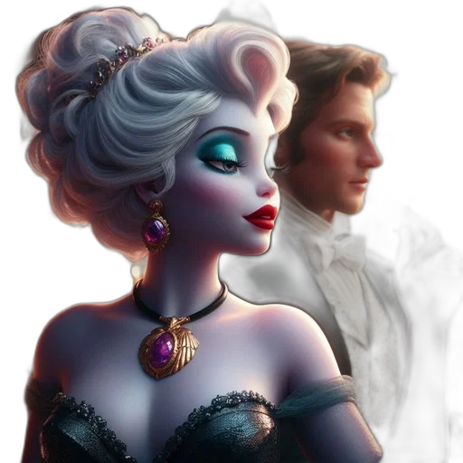 fantasy art, concept art, comic book art, photorealistic transparent PNG cut-out