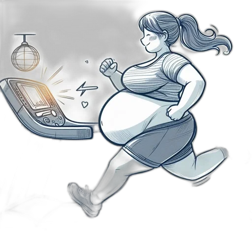 dress, concept art, woman, runs transparent PNG cut-out